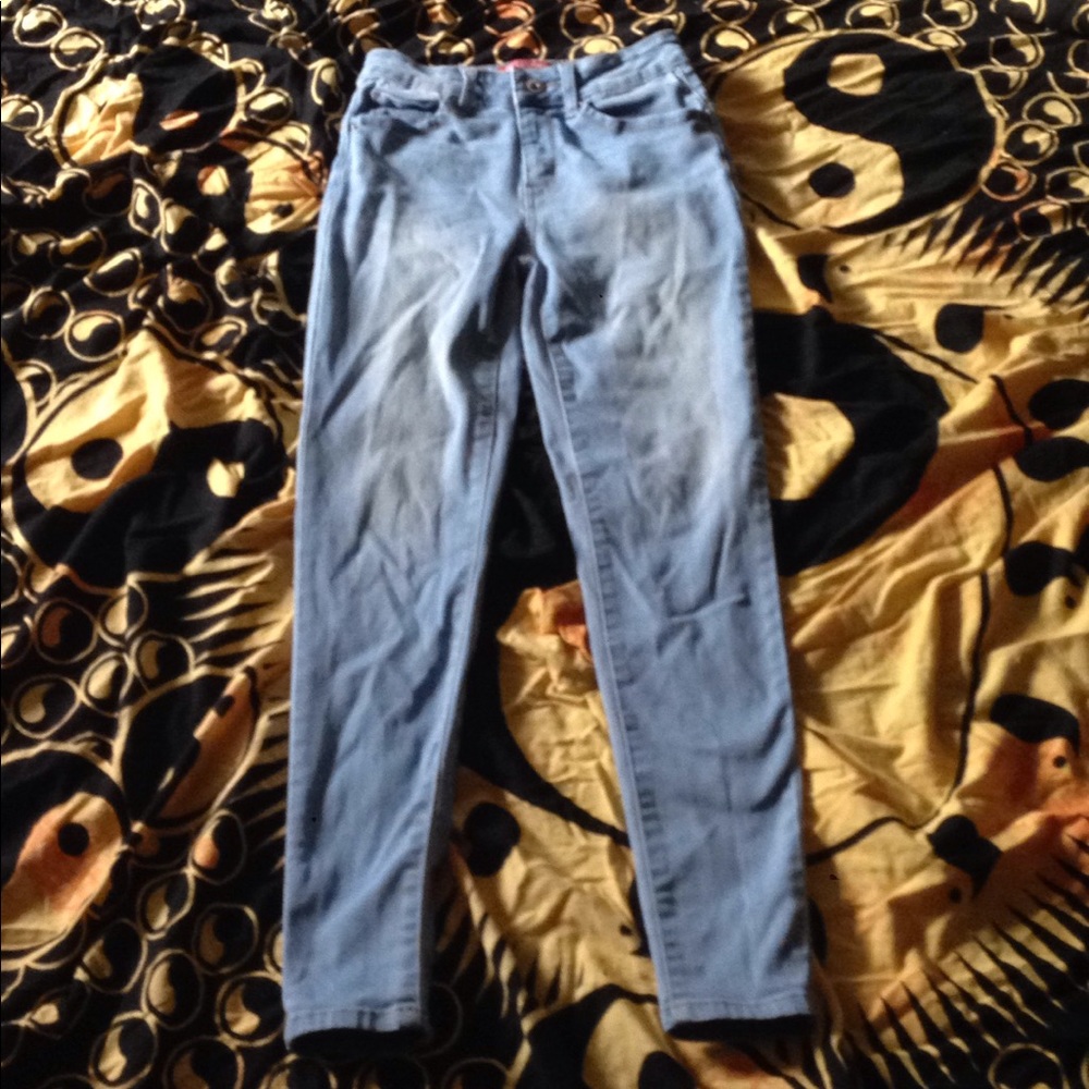 Denim skinny jeans
